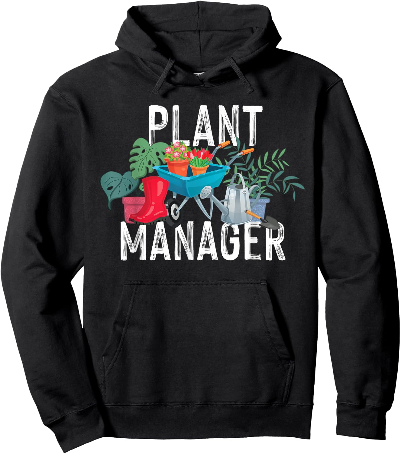 Gardening Plant Manager Hoodie - Hoodie | Black