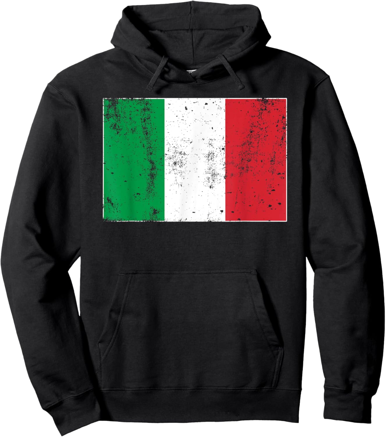 Italian National Country Flag Italy ITALIA Men Women Hoodie - Hoodie | Black