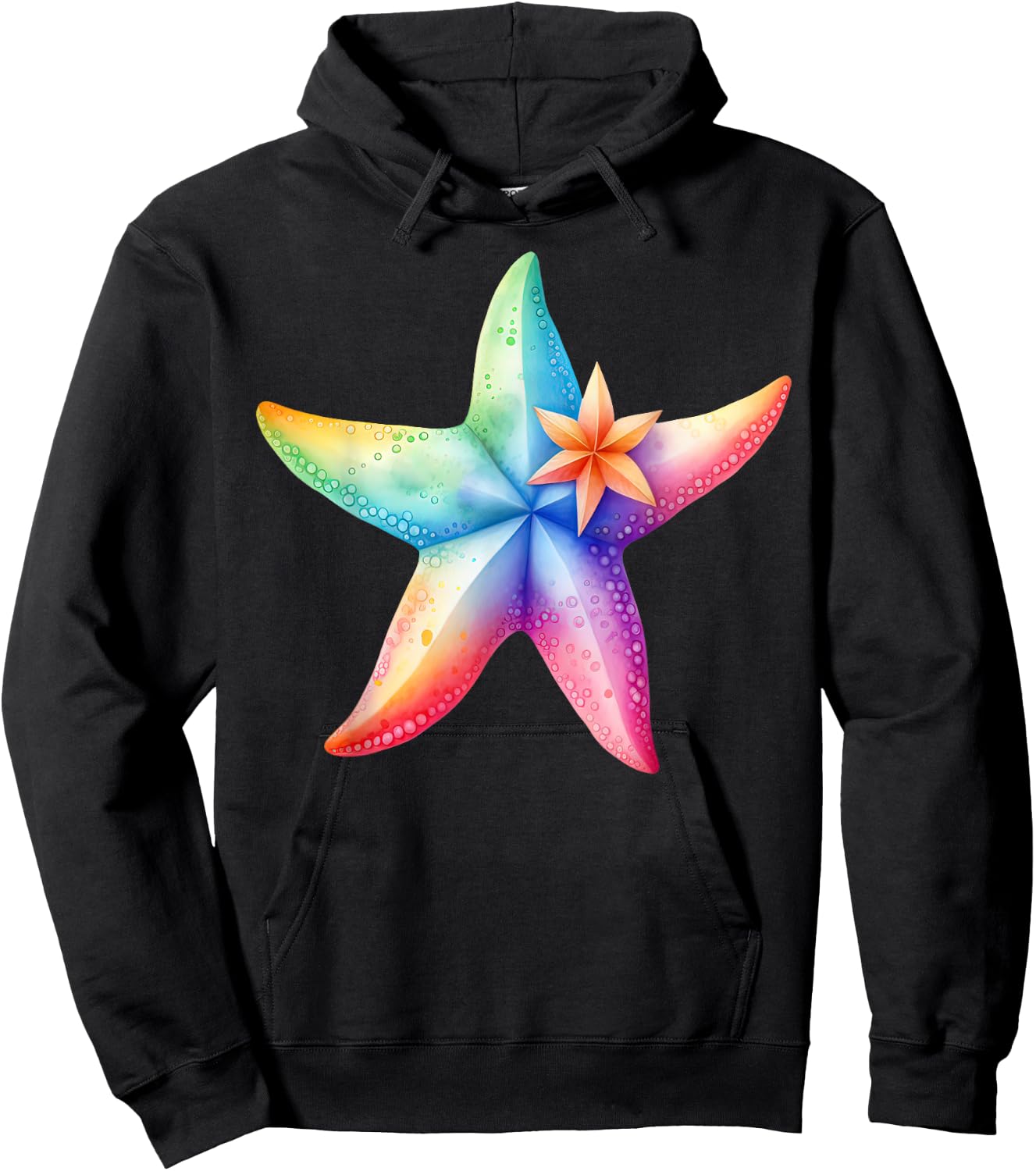 Starfish Costume Adult Women Children Starfish Hoodie - Hoodie | Black