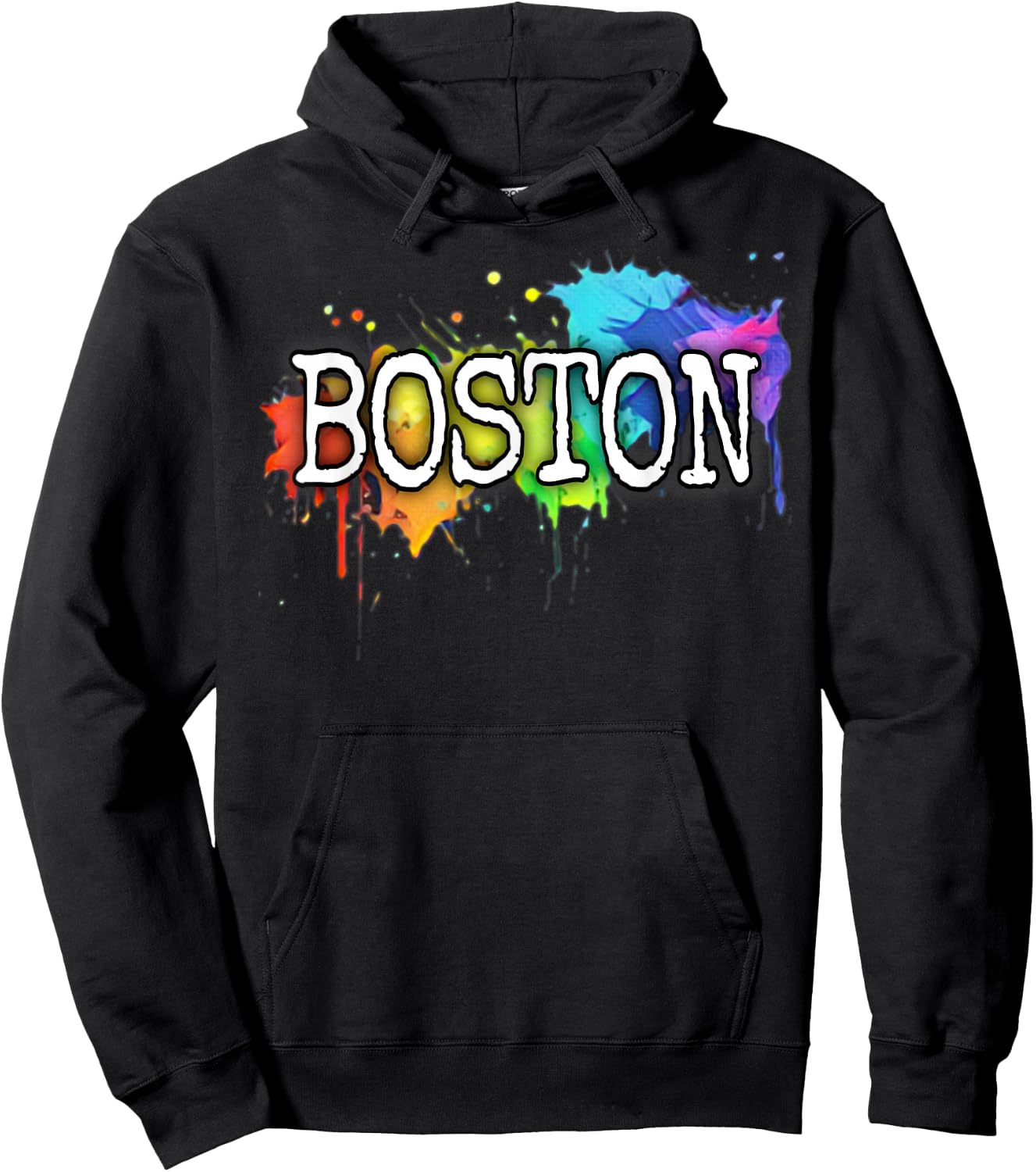 Boston Massachusetts Apparel Women & Kids Boston Hoodie - Hoodie | Black