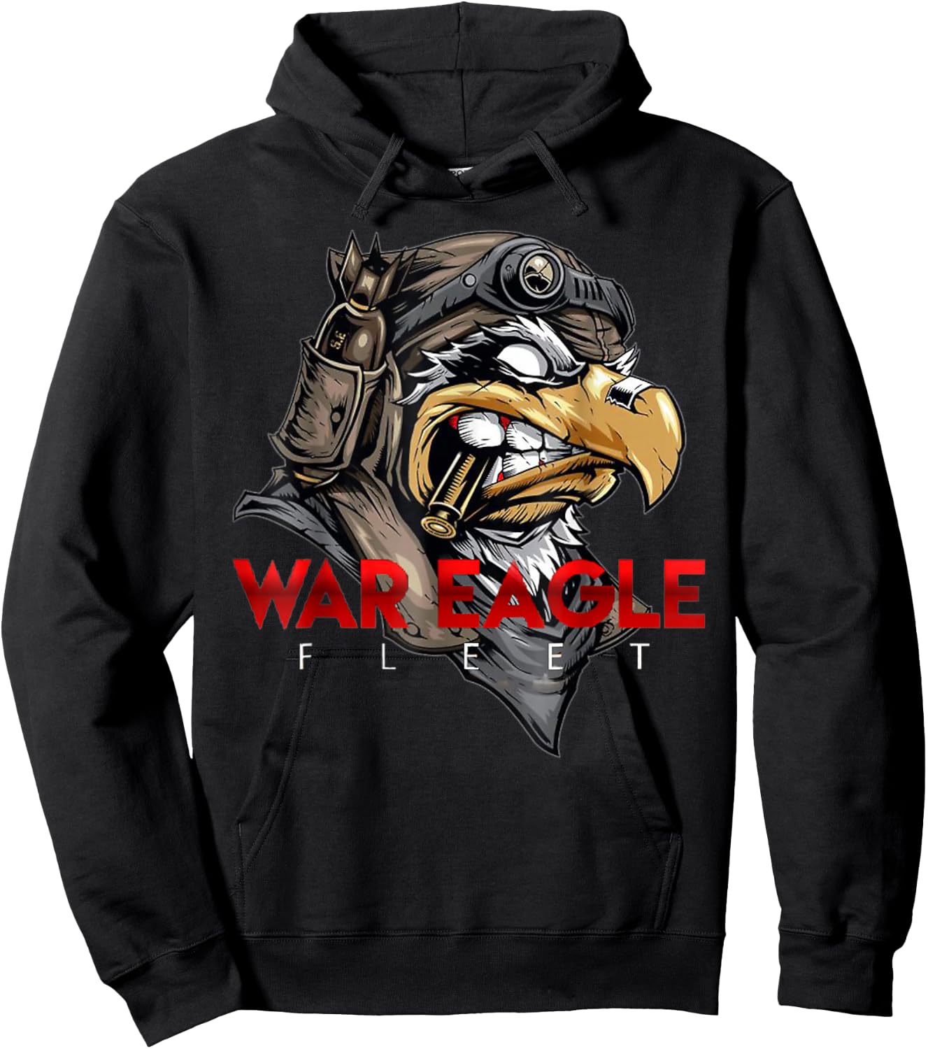 War Eagle Fleet Battle Eagle Hoodie - Hoodie | Black