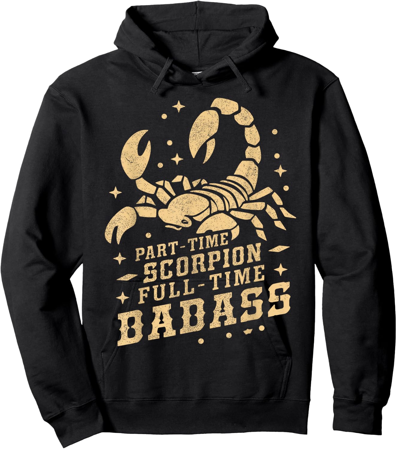 Part Time Scorpion Full Time Badass Scorpion Hoodie - Hoodie | Black