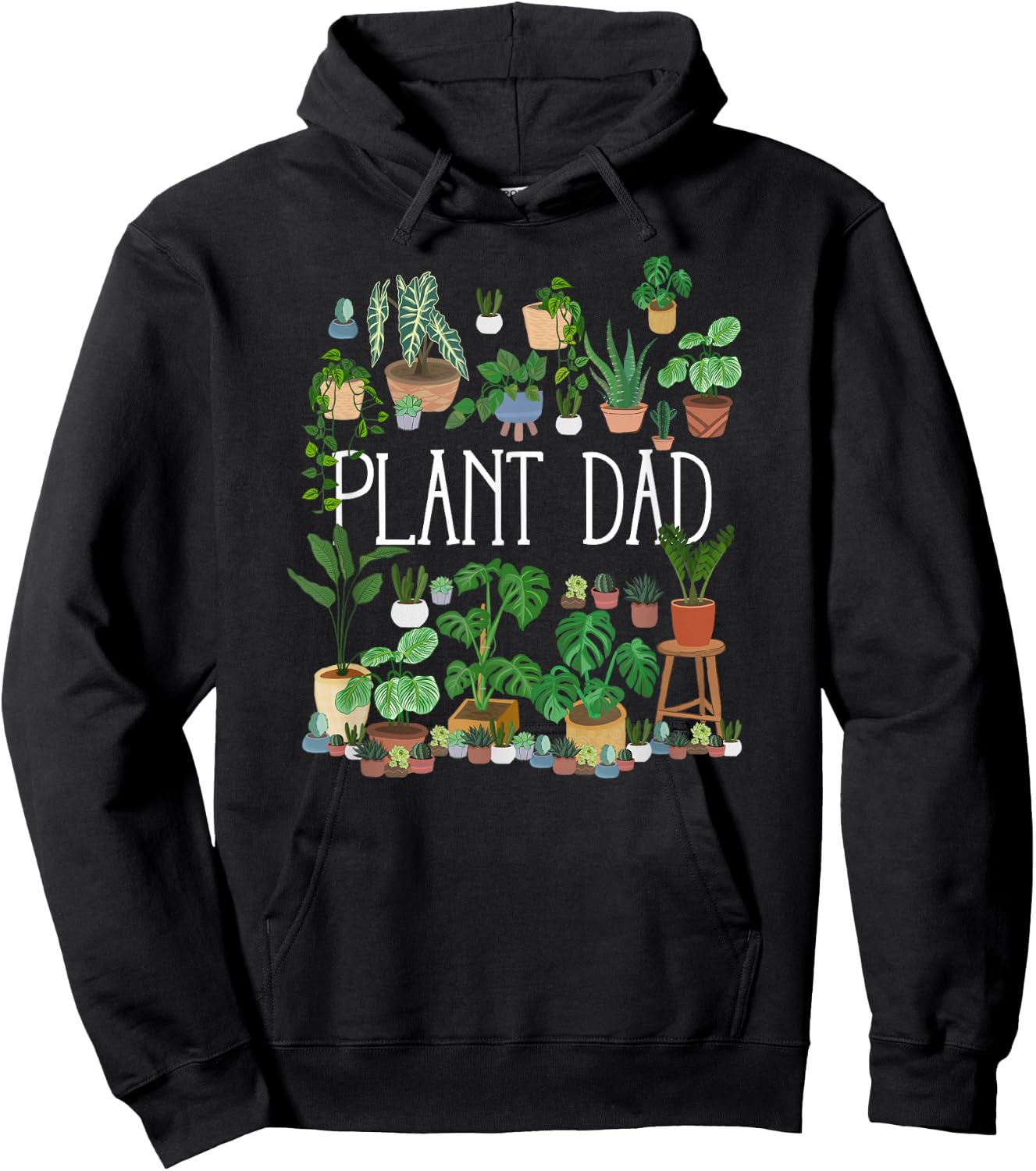 Potted Plant Dad Hoodie - Hoodie | Black