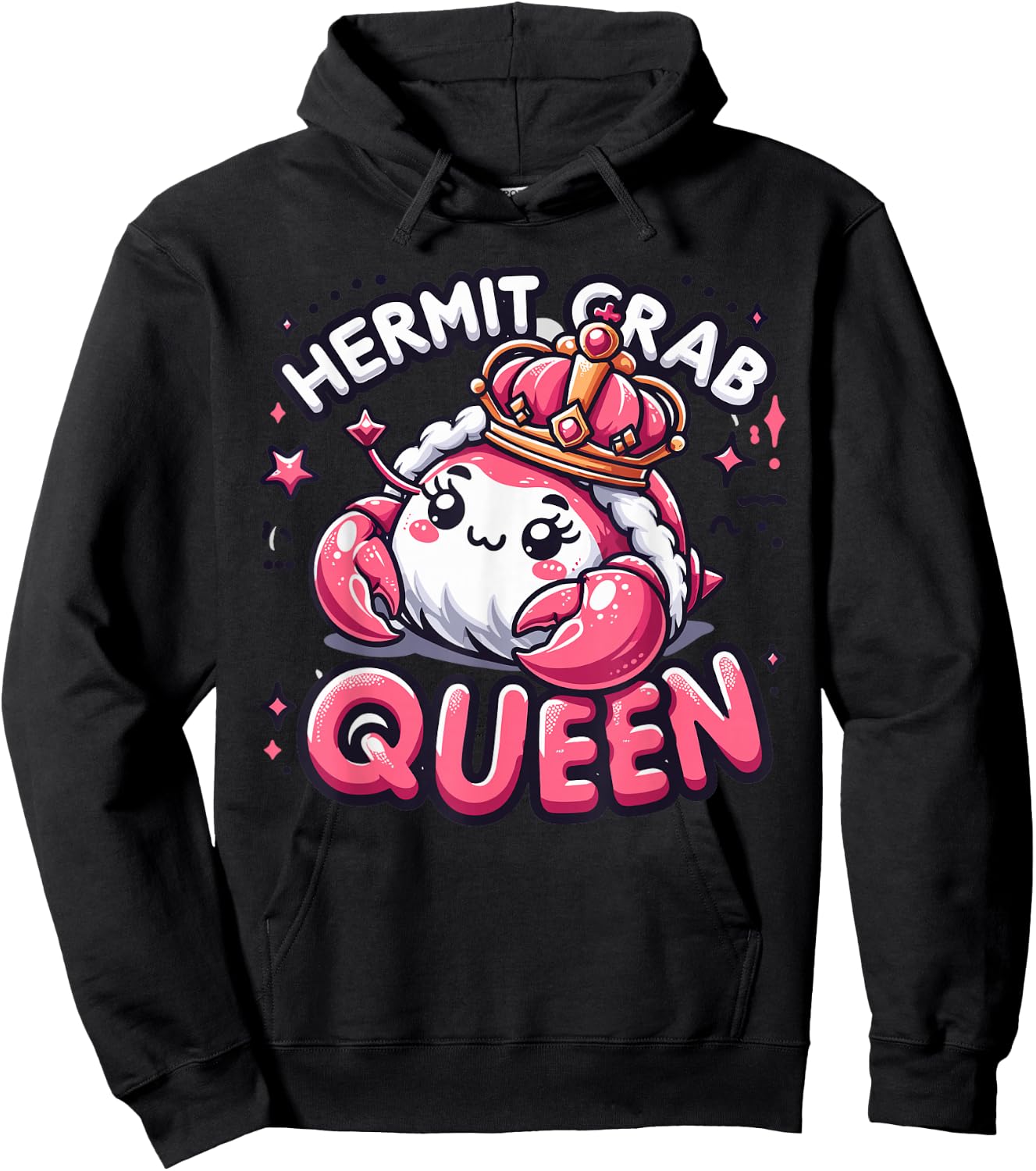 Girls Hermit Crab Queen Gear | Hermit Crab Hoodie - Hoodie | Black
