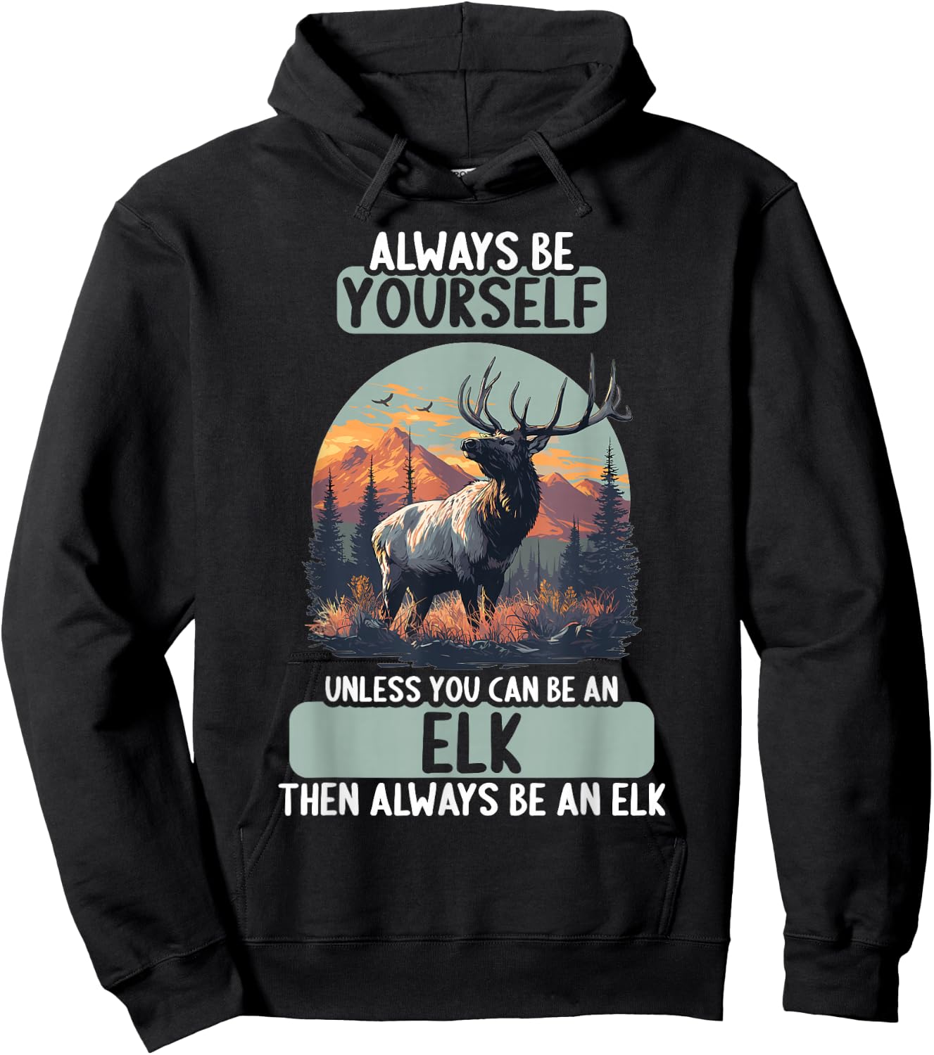 Elks Elk Hoodie - Hoodie | Black