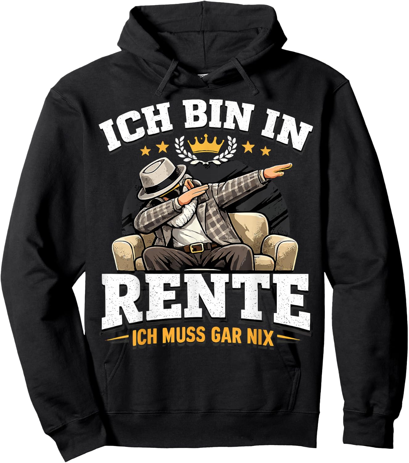 Rente 2026 Ruhestand Pension Pensionär Lustiges Rentner Hoodie - Hoodie | Black
