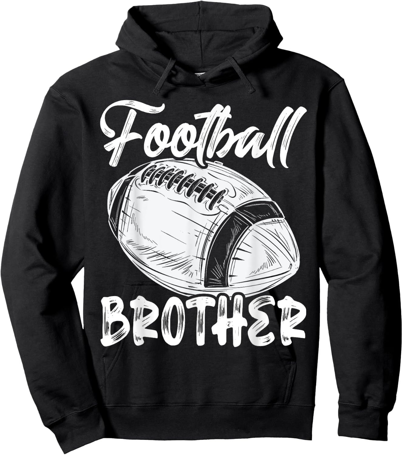 Football Brother Family Matching Players Fathers Day Hoodie - Hoodie | Black