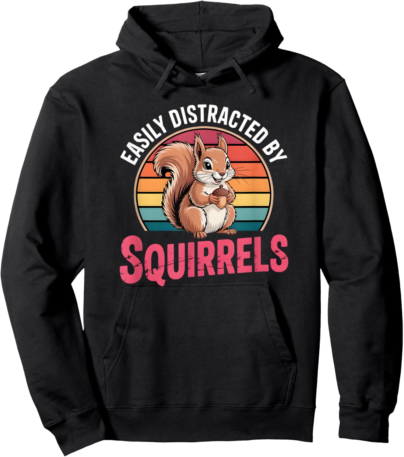 Squirrel Hoodie - Hoodie | Black