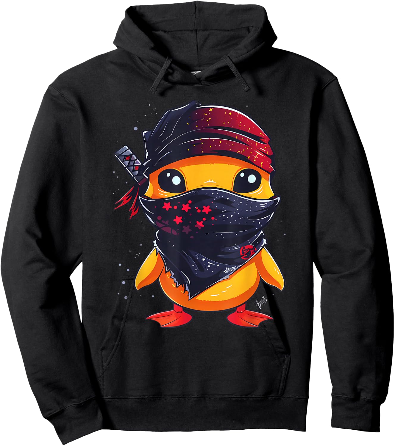 Rubber Duck Ninja Rubber Duckie Rubber Duckling Samurai Hoodie - Hoodie | Black