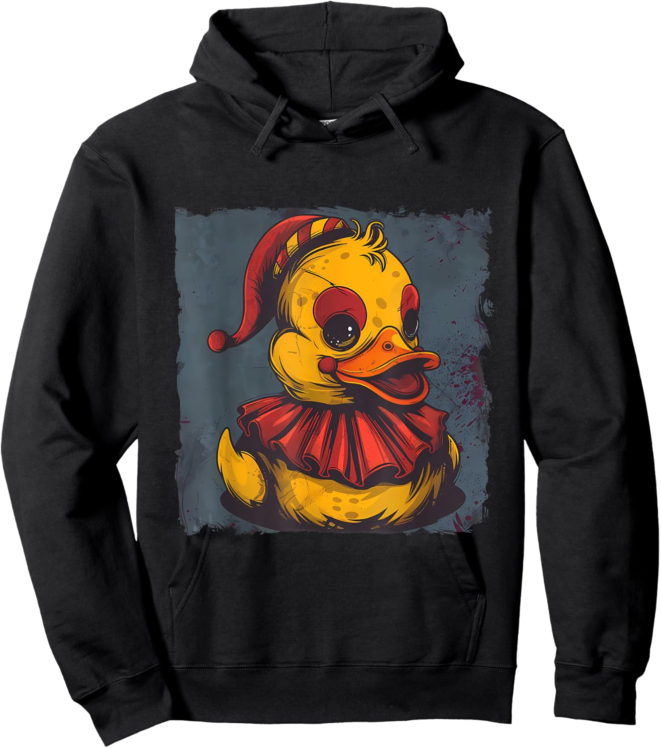 Rubber Duck Clown Rubber Duckie Circus Rubber Duckling Hoodie - Hoodie | Black
