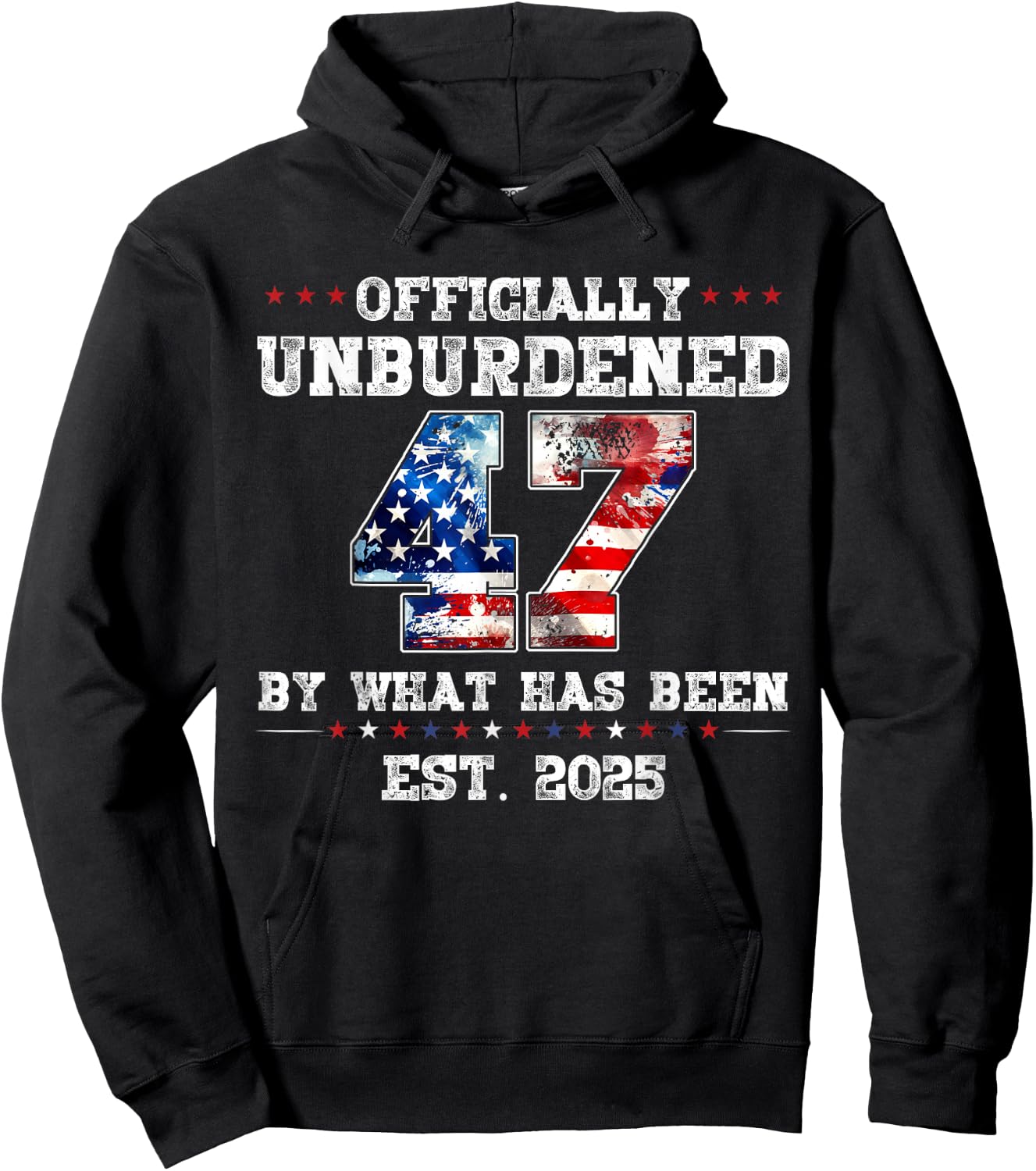 Officially Unburdened By What Has Been Trump Victory Hoodie - Hoodie | Black