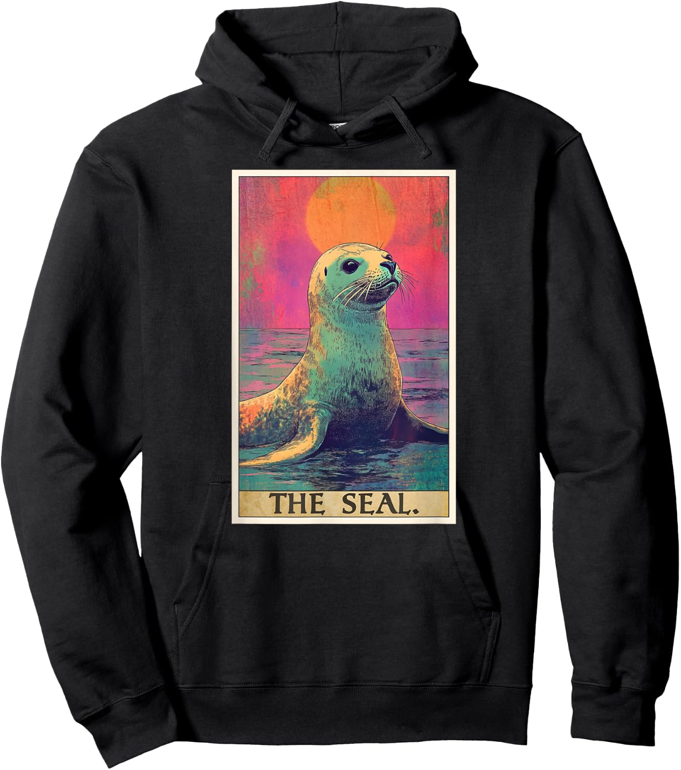 Seal Tarot Card Seals Seal Hoodie - Hoodie | Black