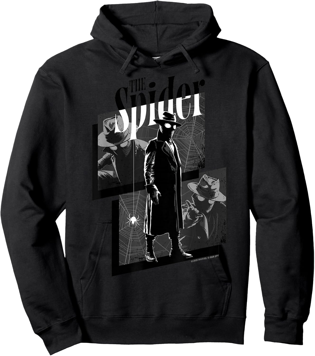 Marvel Spider-Noir Series The Spider Spider-Noir Webed Panel Hoodie - Hoodie | Black
