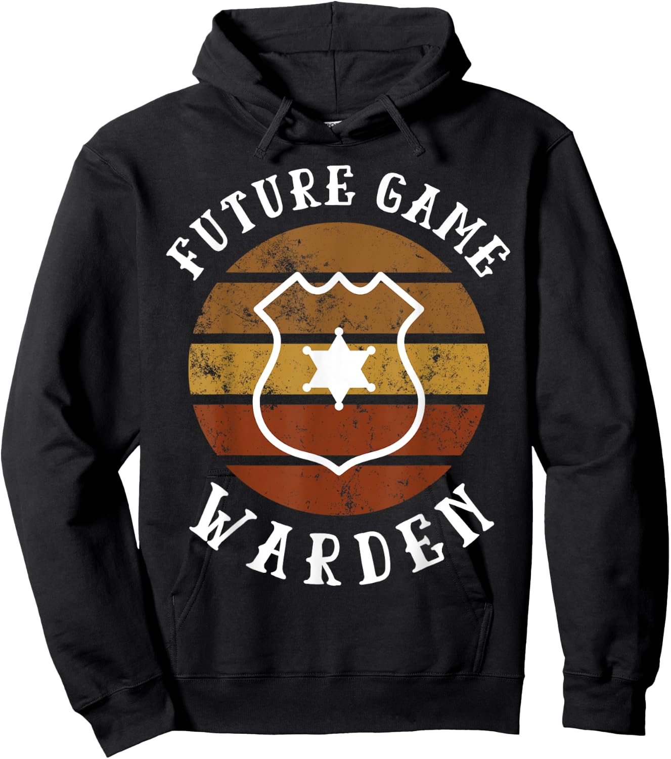 Future Game Warden Shirt Retro Funny Game Warden Hoodie - Hoodie | Black