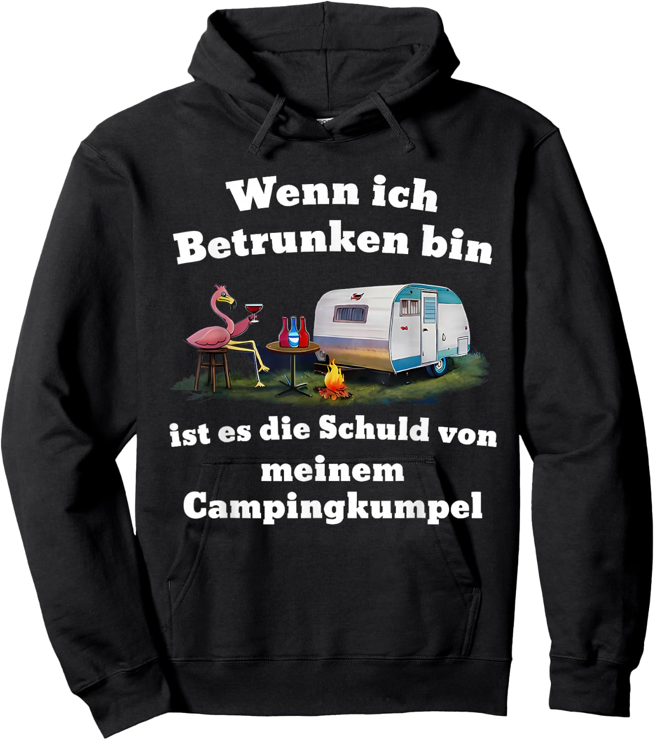 wenn ich betrunken Bin ist es die Schuld von Meinem Hoodie - Hoodie | Black