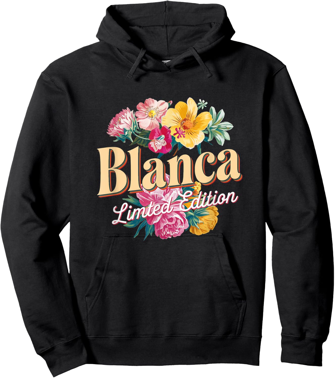 Blanca Limited Edition Vintage Custom Name Wife Grandma Hoodie - Hoodie | Black