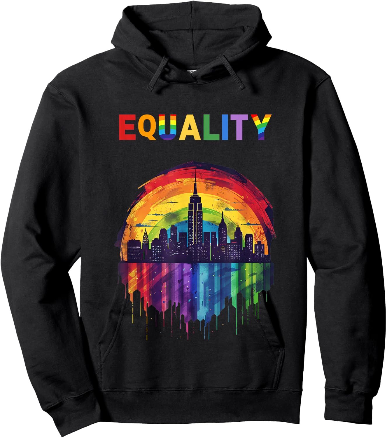 Pride, LGBTQ+ Community, Mensch Sein, freundlich Hoodie - Hoodie | Black