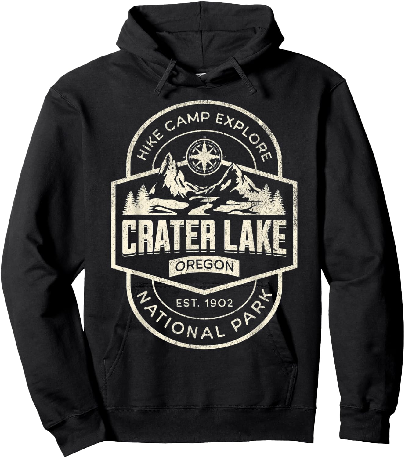 Crater Lake National Park Hoodie - Hoodie | Black