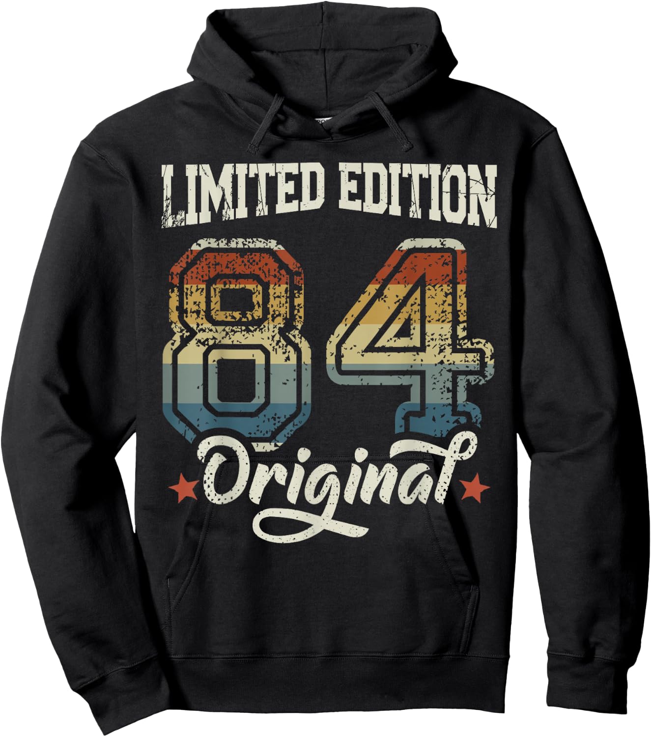 40th Birthday Man Woman 40 Years 1984 Decorative Funny Gift , black Hoodie - Hoodie | Black