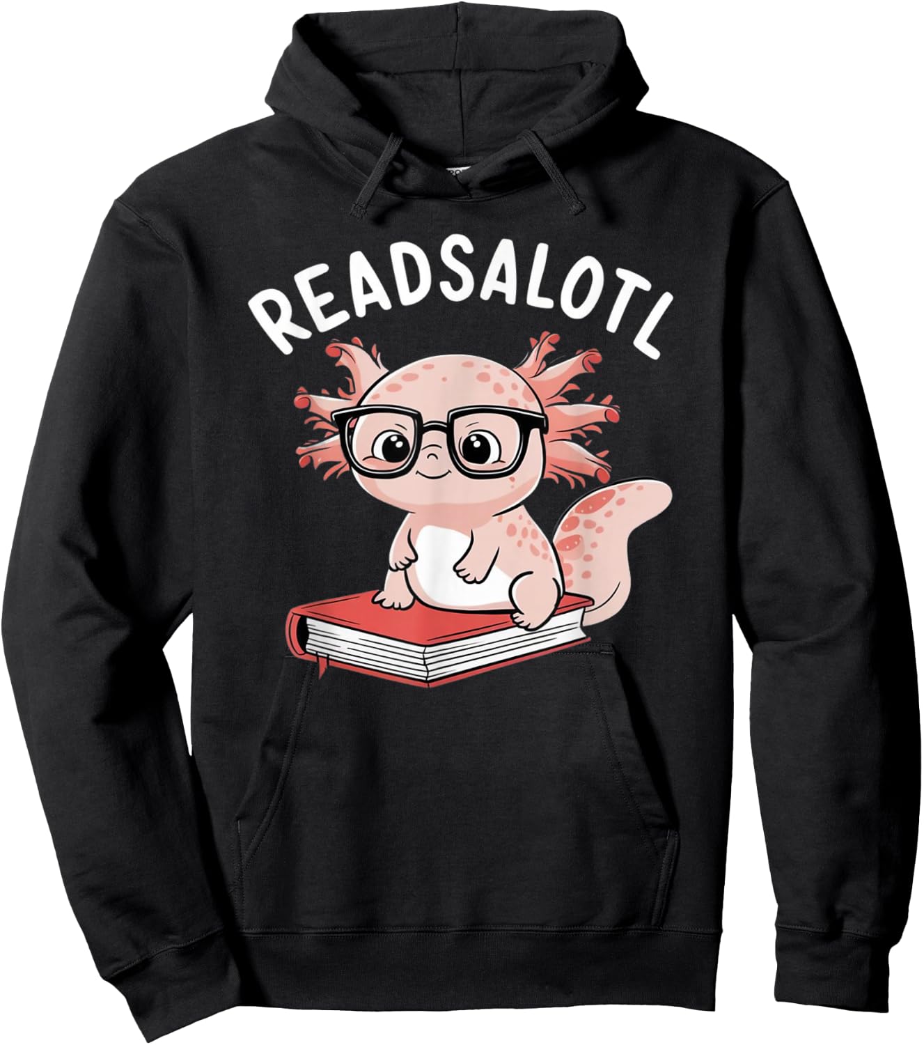 Tennessee Merchant Reads Alotl -Kids Black Cotton Hoodie - Hoodie | Black