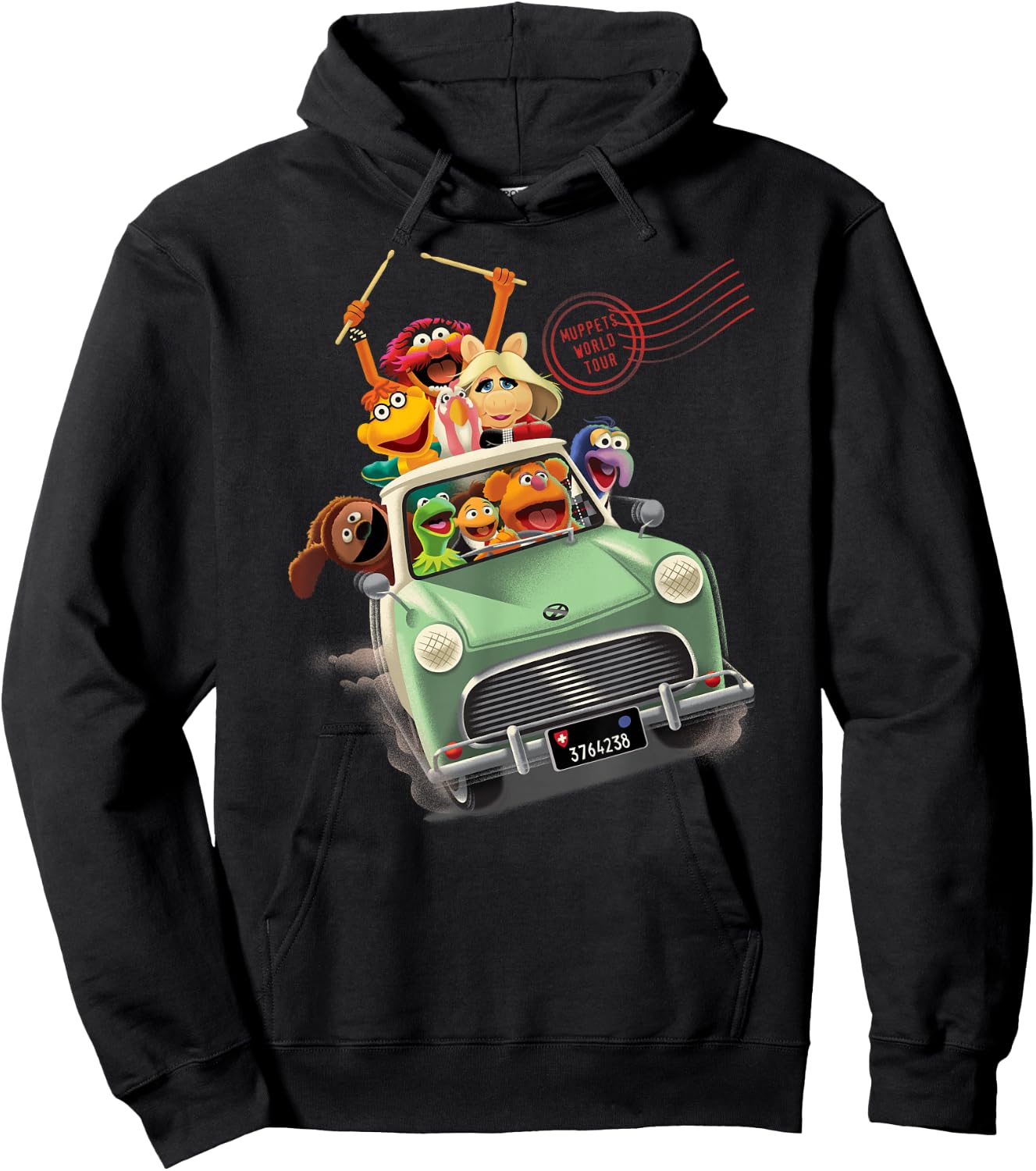 The Muppets - World Tour Driving Car Group Hoodie - Hoodie | Black