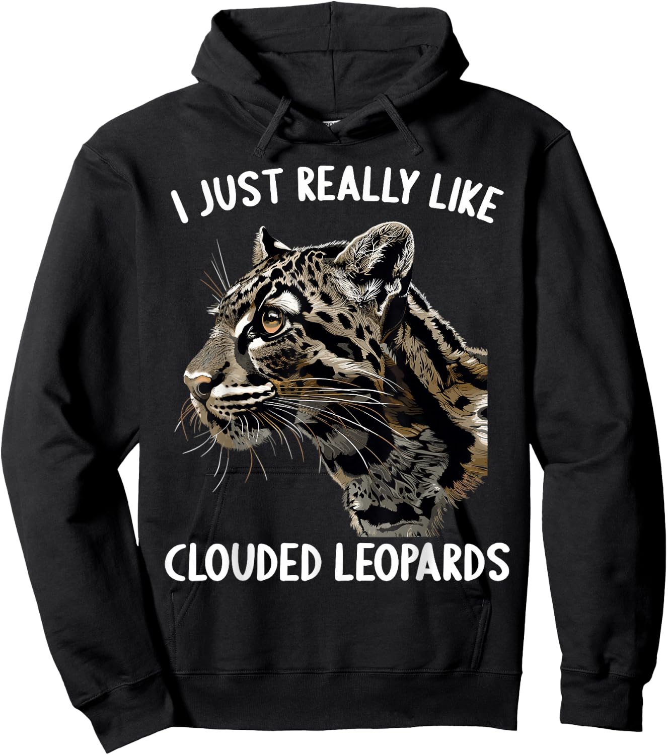 I just really like Clouded Leopards Clouded Leopard Hoodie - Hoodie | Black