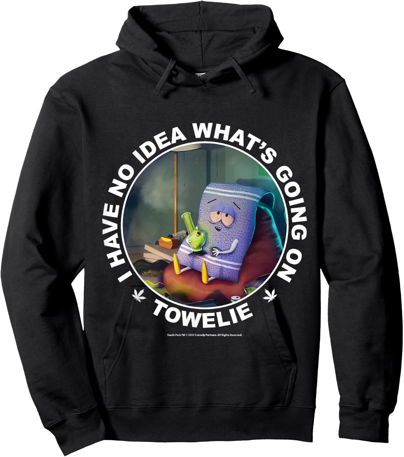 South Park with German Text "Ich habe keine Ahnung was los ist, black Hoodie - Hoodie | Black