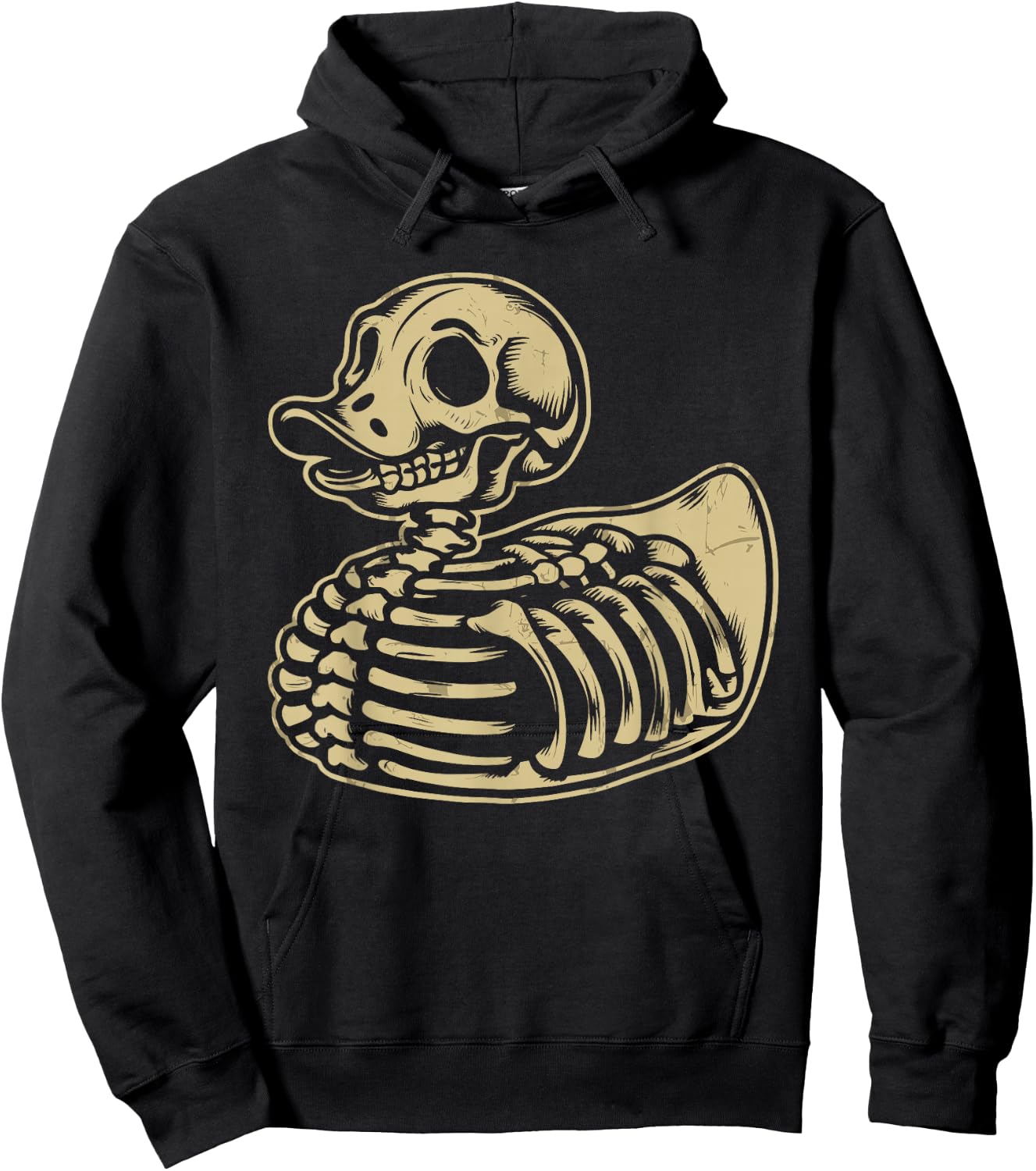 Rubber Duck Skeleton Rubber Duckie Costume Party Hoodie - Hoodie | Black