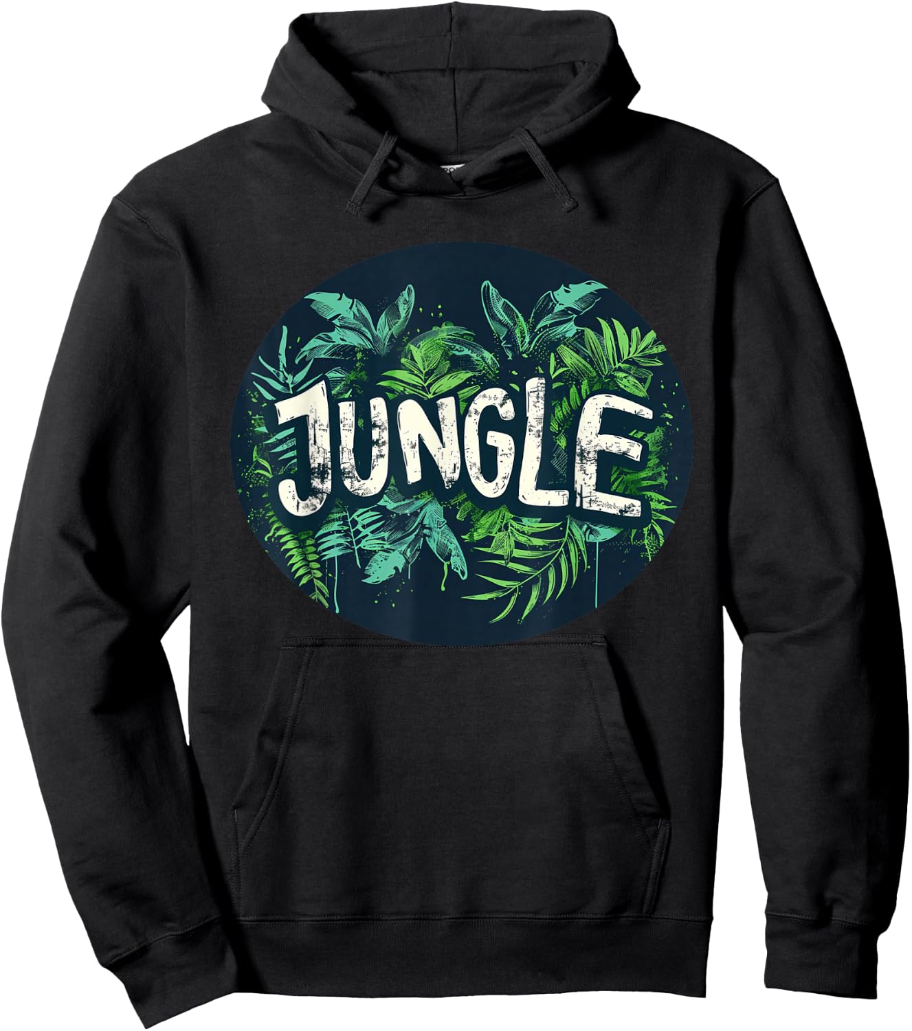 Stylish jungle design for trendy outfits , Black, S Hoodie - Hoodie | Black