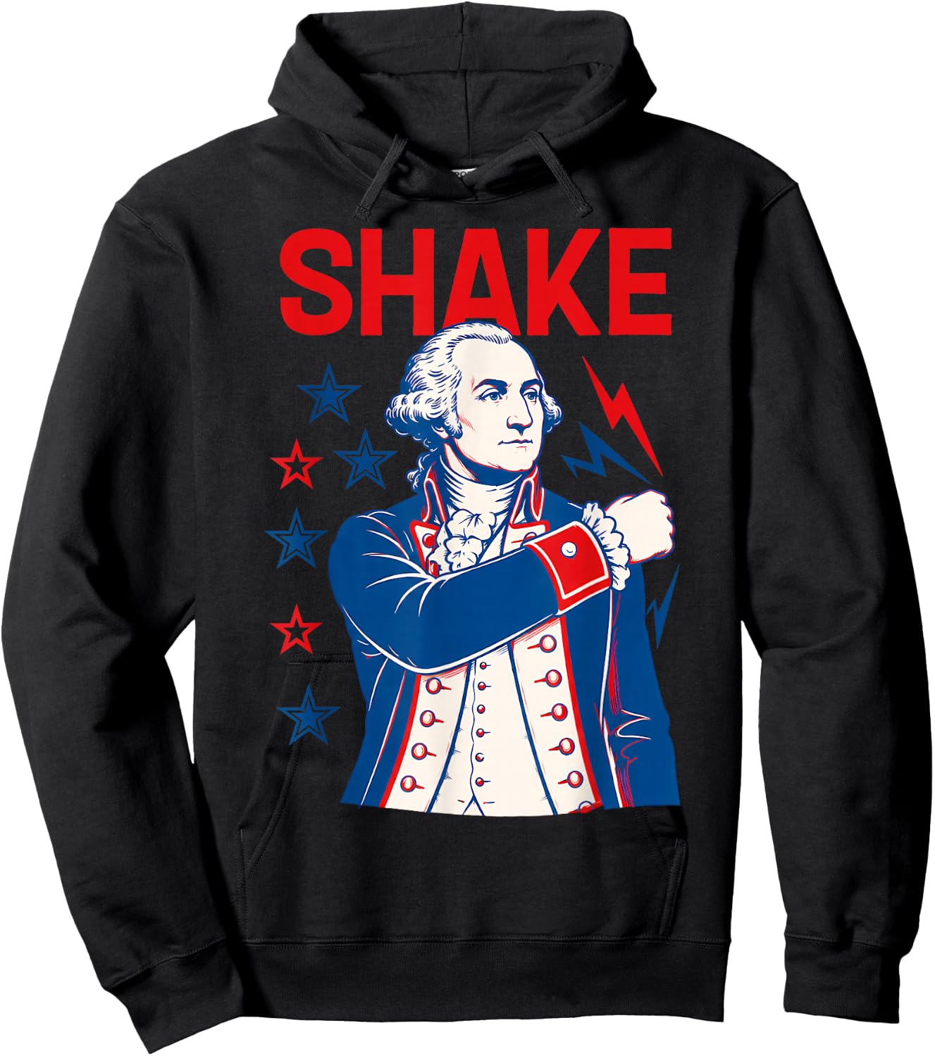 Funny Shake and Bake 4th of July Couple Matching Hoodie - Hoodie | Black