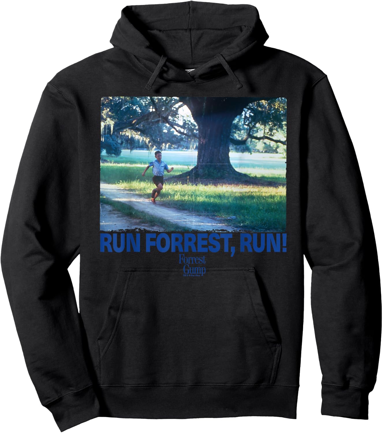 Forrest Gump Run Forrest, Run! Scene Hoodie - Hoodie | Black