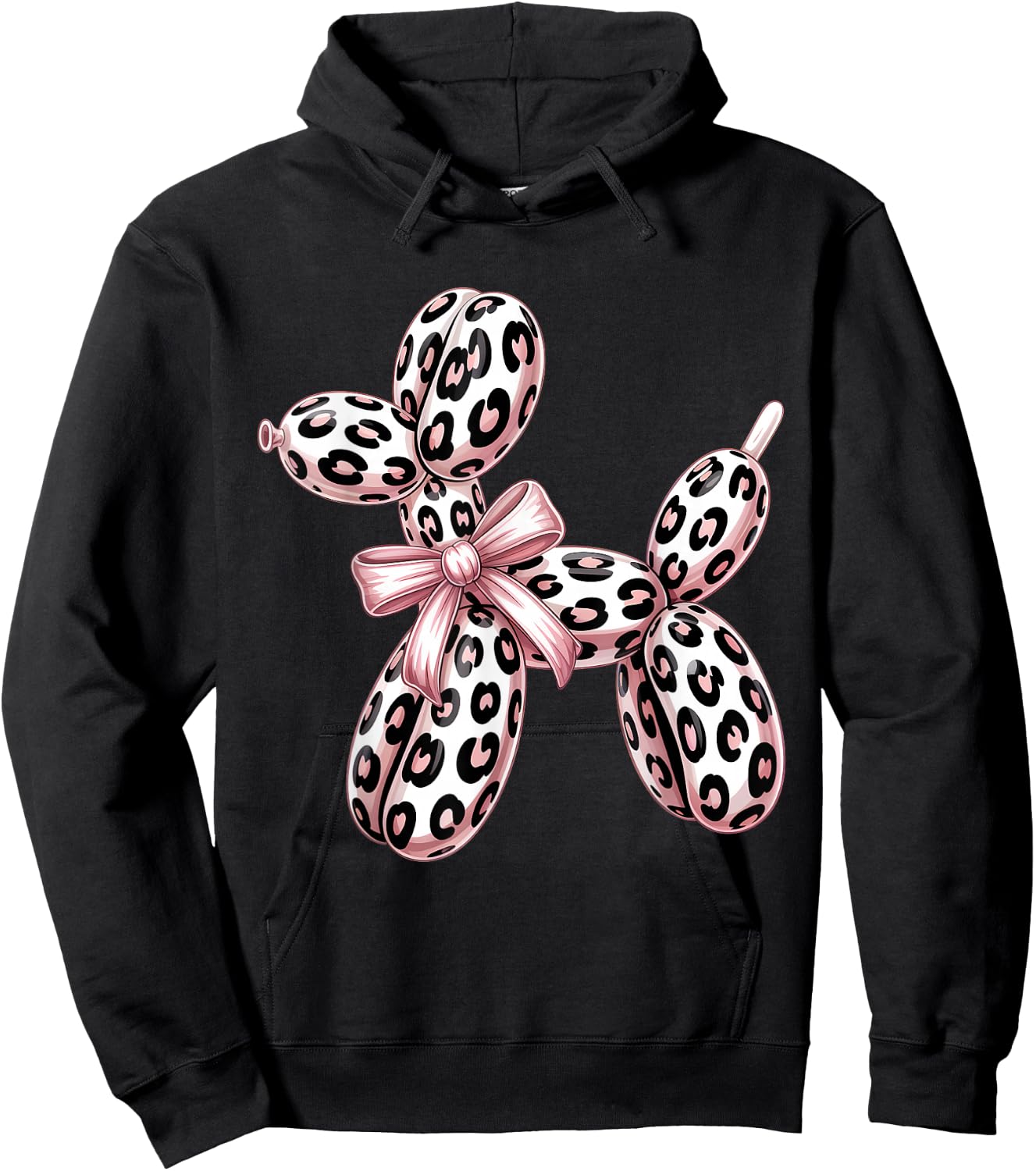 Ballon d'artiste en Forme de Chien Hoodie - Hoodie | Black