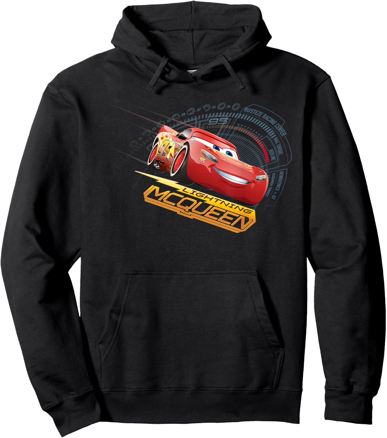 Cars Lightning McQueen , black Hoodie - Hoodie | Black