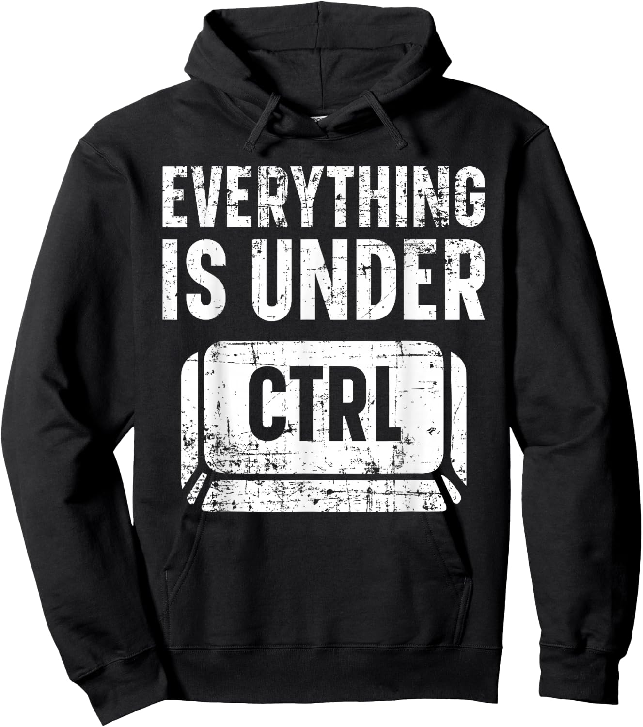Everything Is Under CTRL Information Technology IT Guy Hoodie - Hoodie | Black