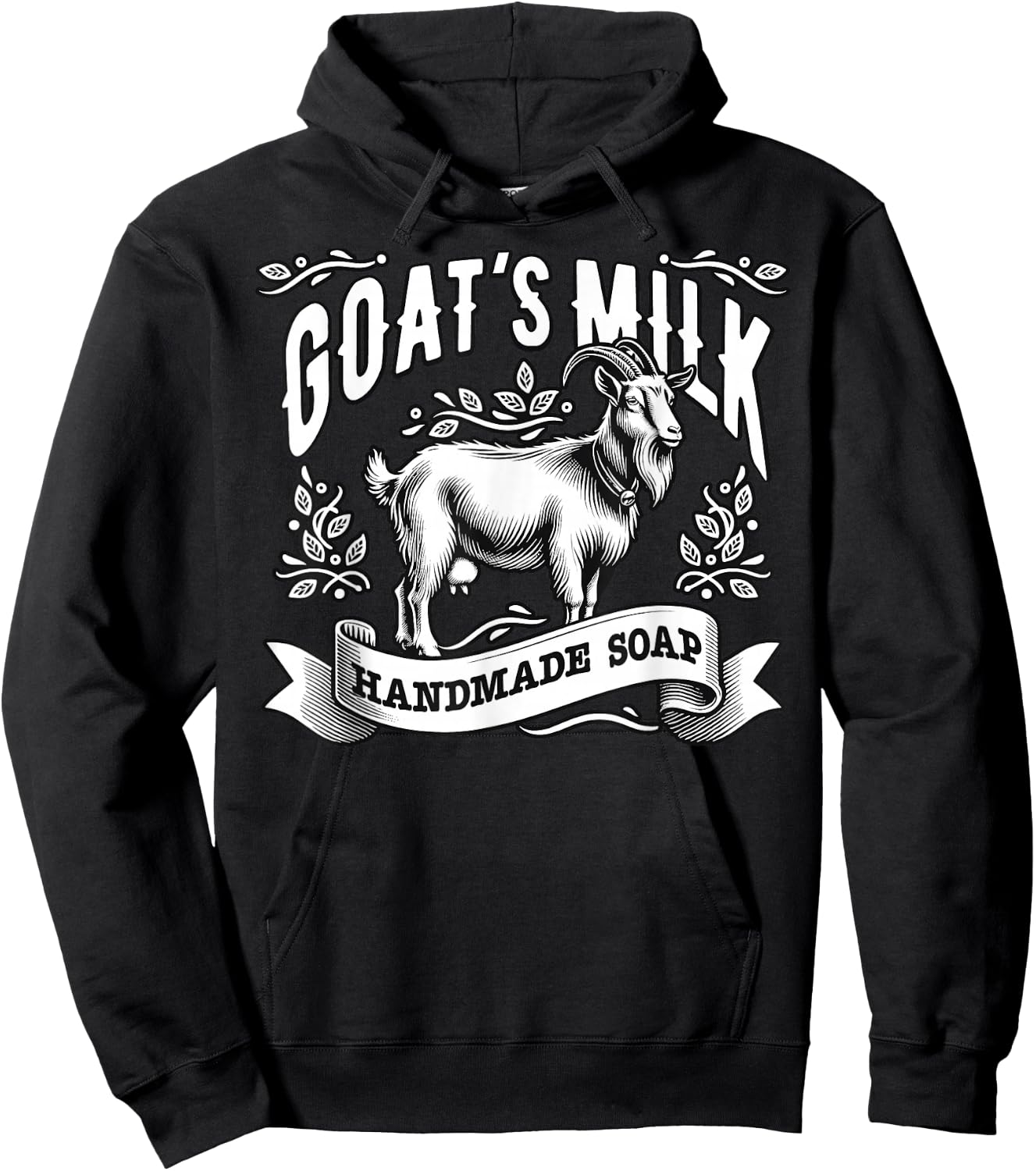Goat’s Milk Handmade Soap Hoodie - Hoodie | Black