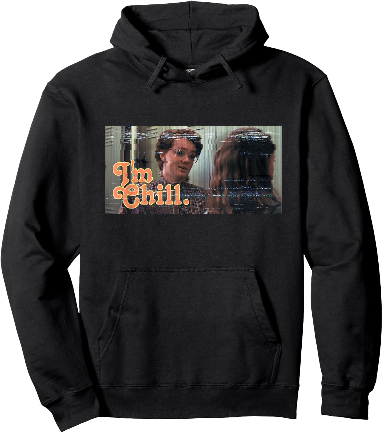 Stranger Things Vintage Barb I'm Chill Hoodie - Hoodie | Black