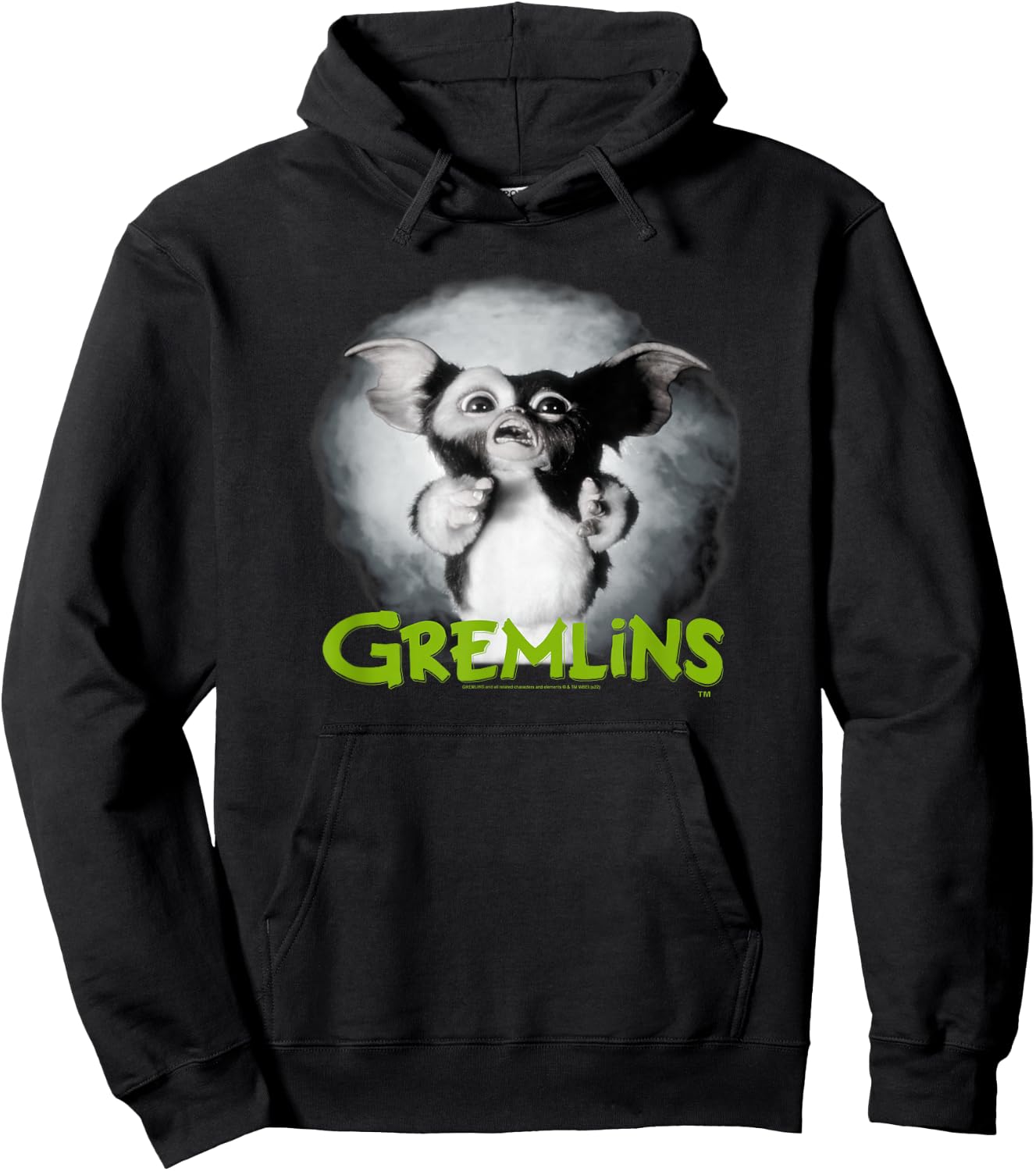Gremlins Scared Green Hoodie - Hoodie | Black