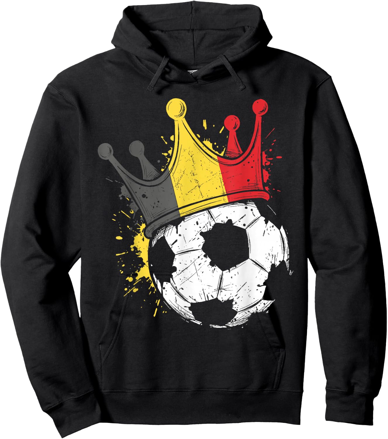 Drapeau Belge Fantaisie Belgique Hoodie - Hoodie | Black