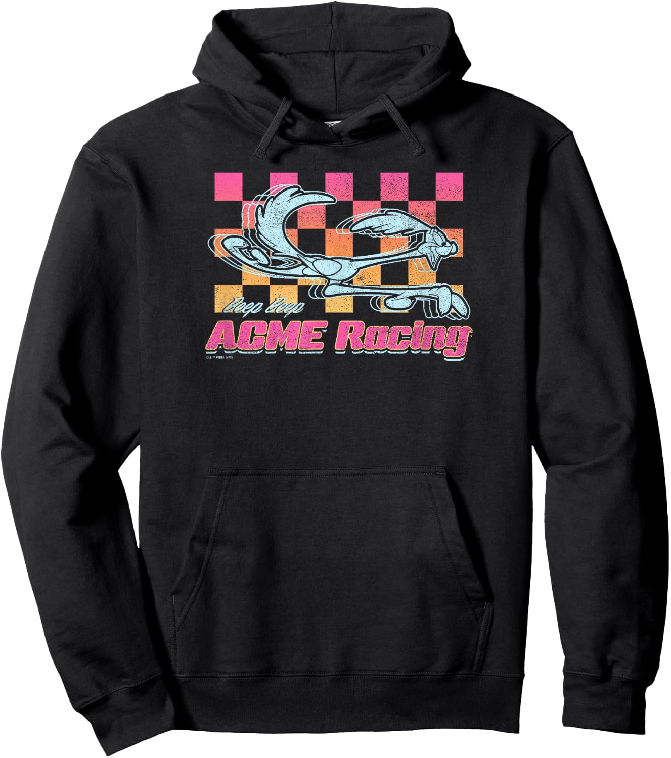 Looney Tunes ACME Racing Beep Beep Road Runner Logo Hoodie - Hoodie | Black