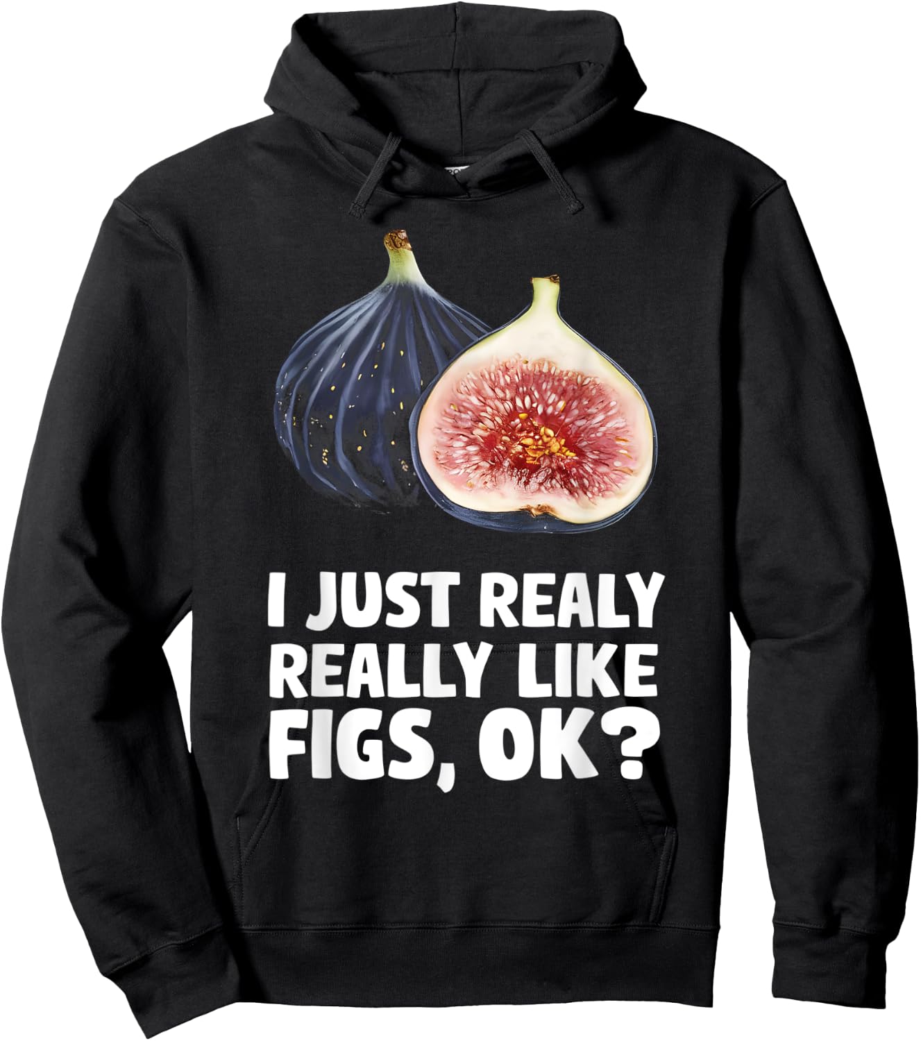I Just Really Like Fiigs Ok Hoodie - Hoodie | Black