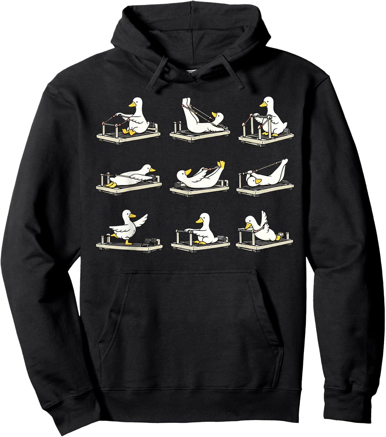 Silly Goose Pilates Instructor Training Workout Coach Lover Hoodie - Hoodie | Black