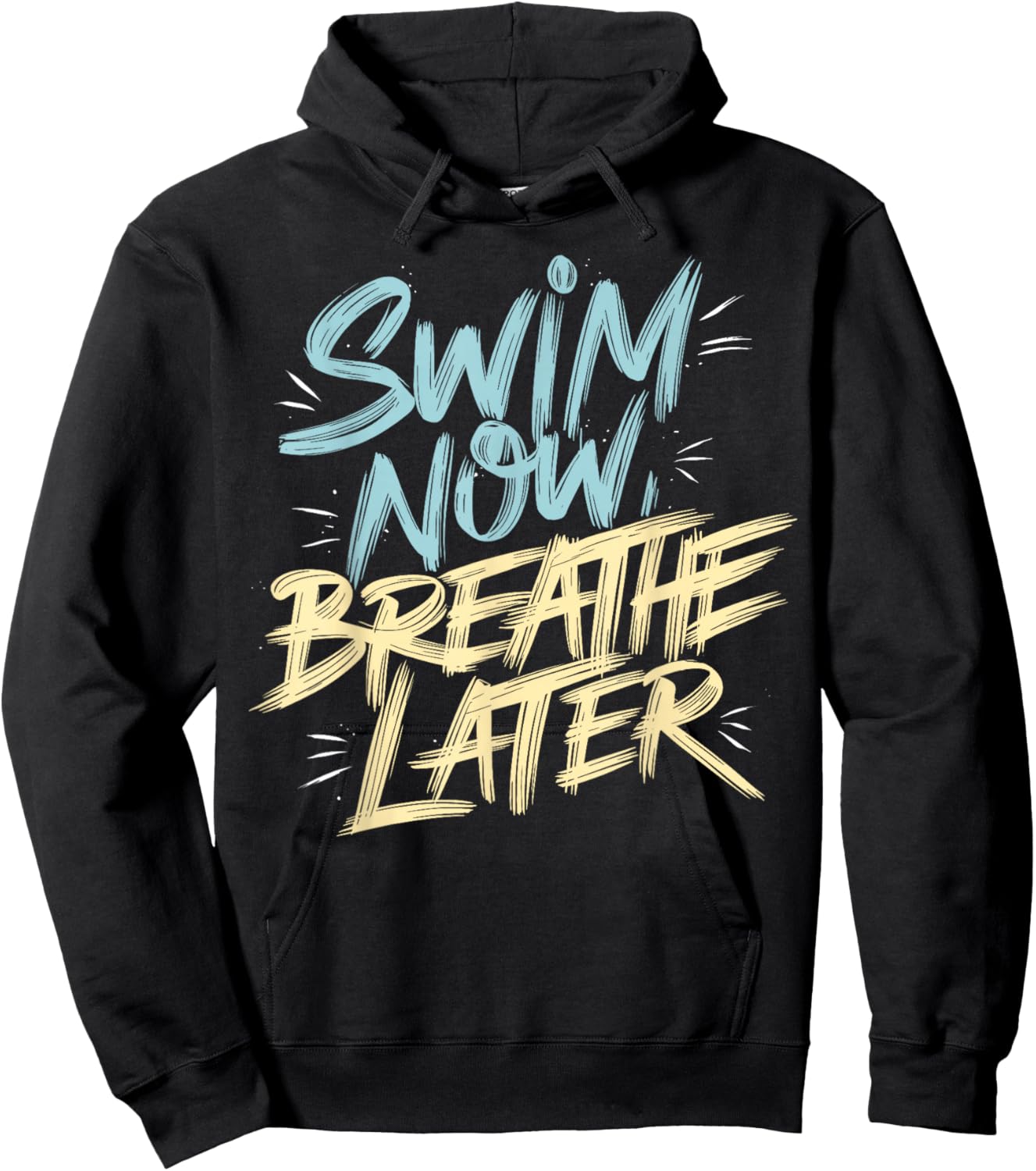 Swimmer Saying Swim Team Swimming Hoodie - Hoodie | Black