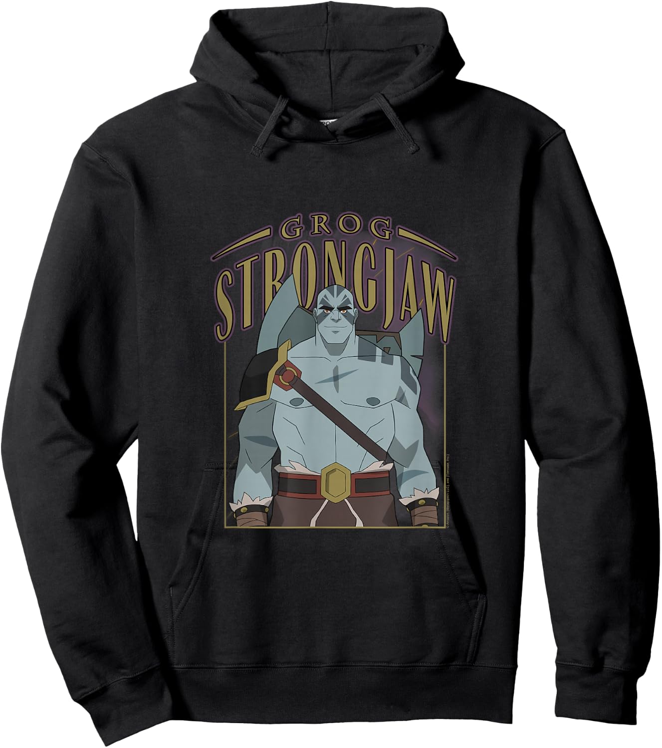 The Legend of Vox Machina Grog Strongjaw Hoodie - Hoodie | Black