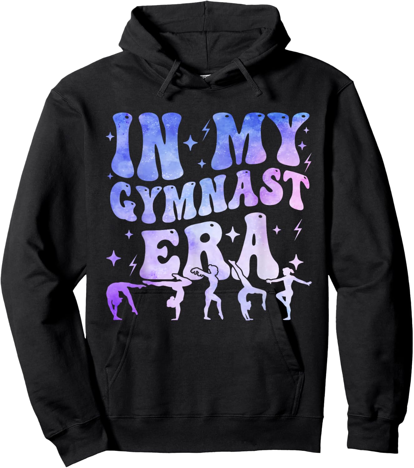 In My Gymnast Era Groovy Gymnastics PE Teacher Hoodie - Hoodie | Black