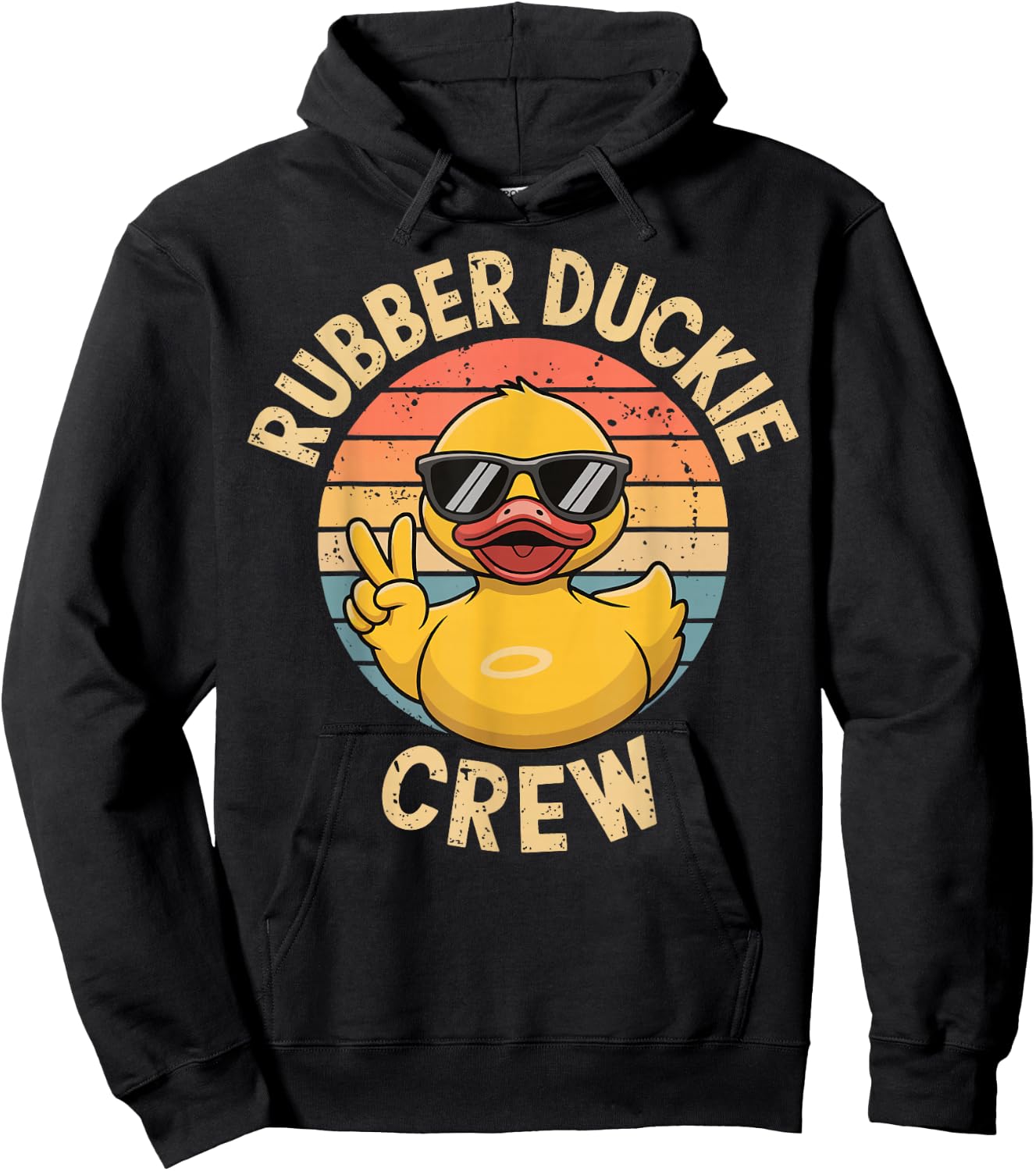 Rubber Duckie Crew Hoodie - Hoodie | Black