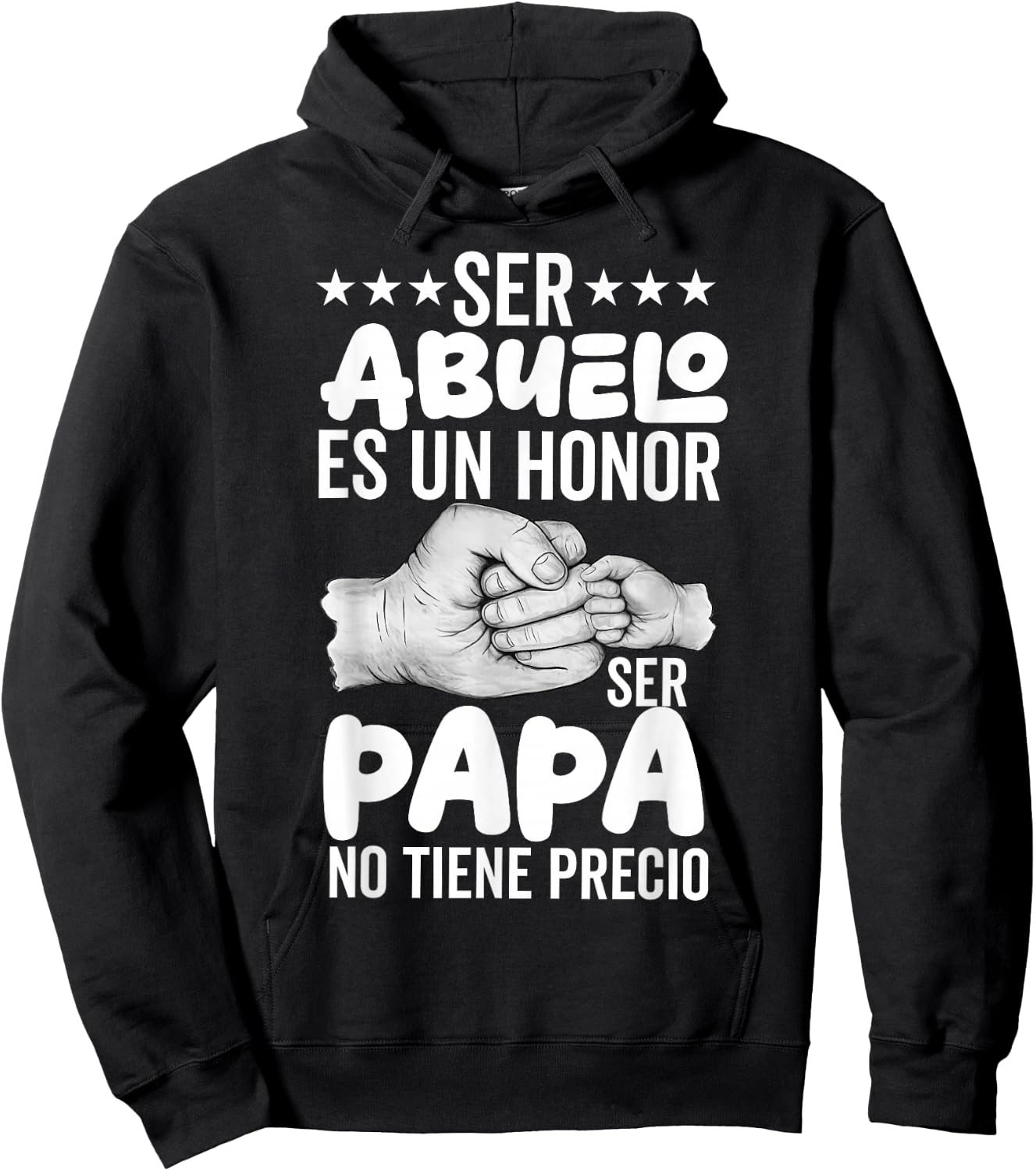 Dia Del Padre Camiseta para Un Papa En Espanol Regalo Papi Hoodie - Hoodie | Black