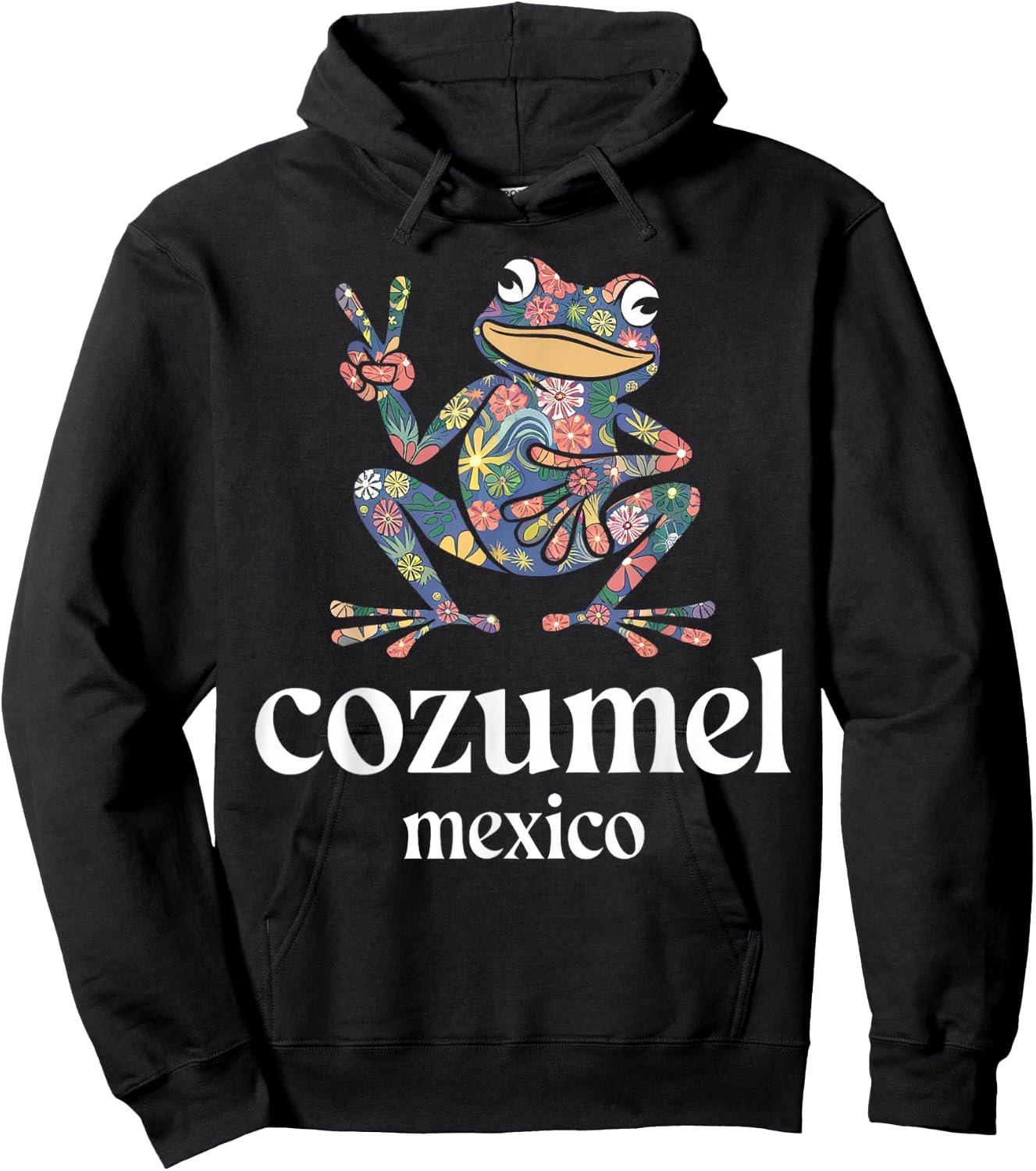Cozumel Mexico Cancun Souvenir Surf Beach Holiday Vacation Hoodie - Hoodie | Black