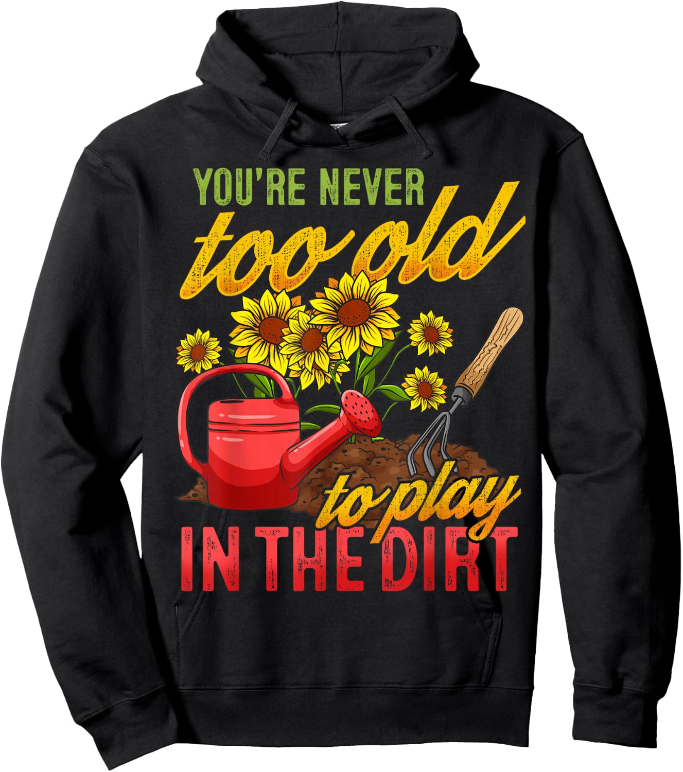 Funny Gardening Plants Gardener Hoodie - Hoodie | Black