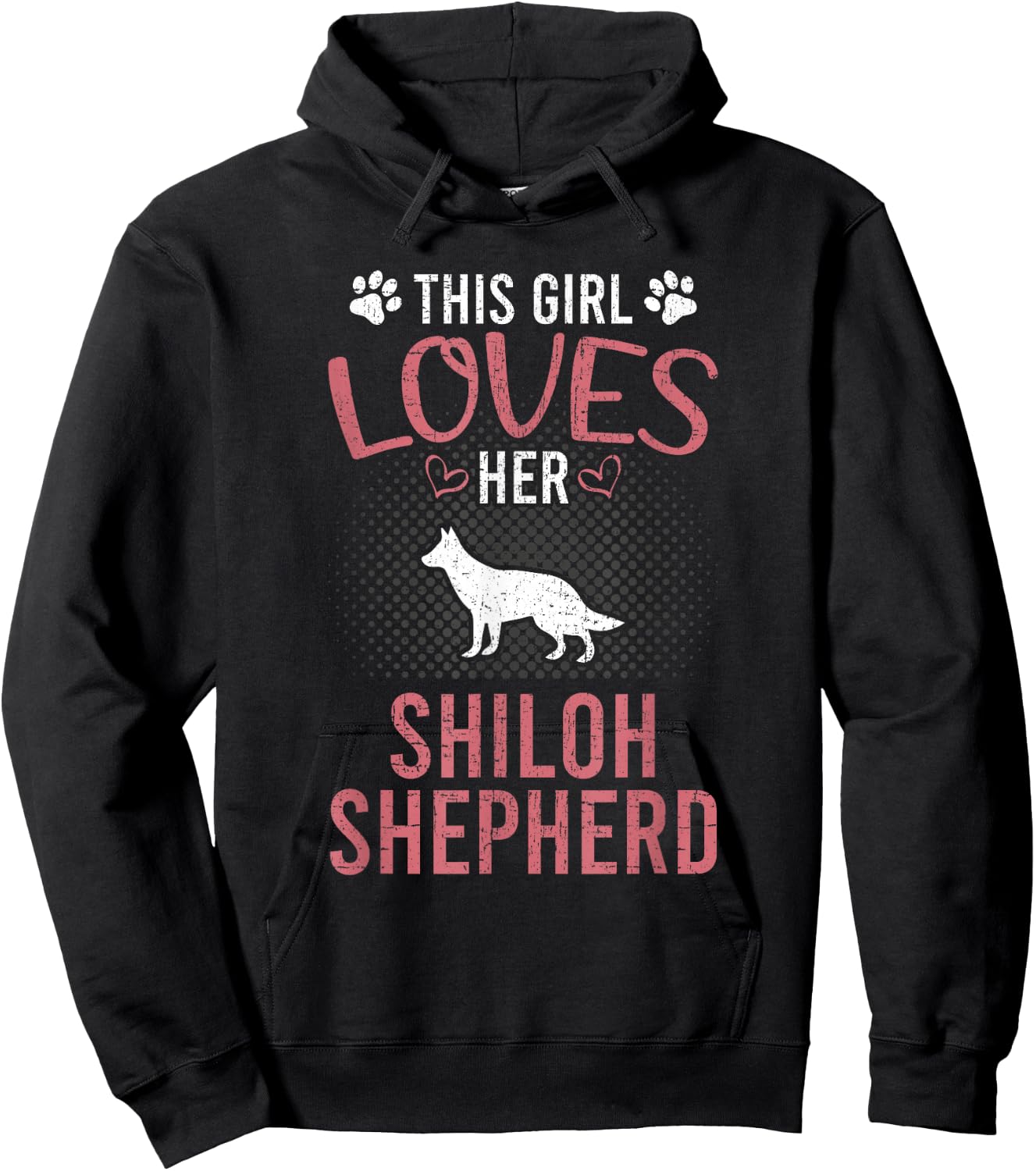 This Girl Loves Her Shiloh Shepherd Dog Lover Hoodie - Hoodie | Black
