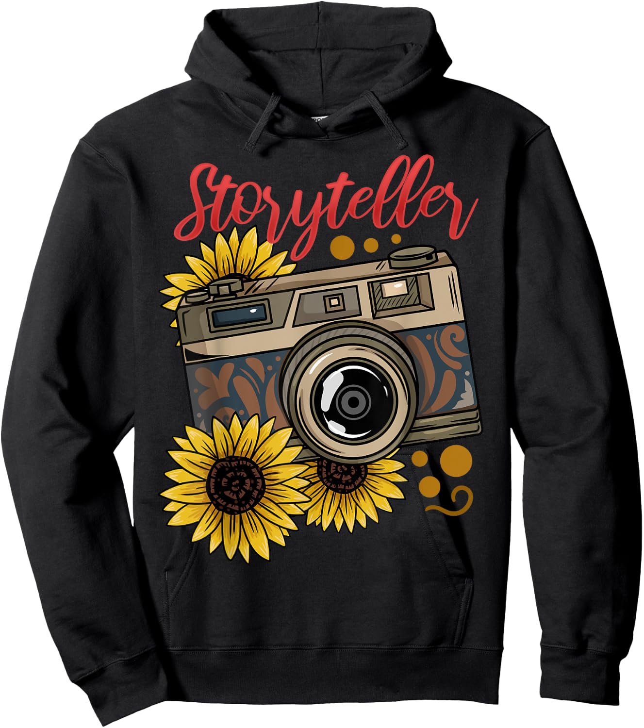 Photographer Photography Storyteller Camera Gift Hoodie - Hoodie | Black